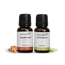 Aromahpure Fragrance Oil (Sandalwood and Lemongrass) - 30 ml - Pack of 2