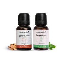 Aromahpure Fragrance Oil (Sandalwood and Peppermint) - 30 ml - Pack of 2