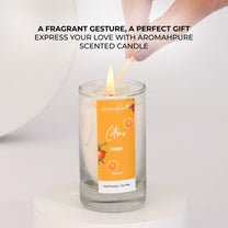 Shot Round Glass Jar Candle Citrus benefits