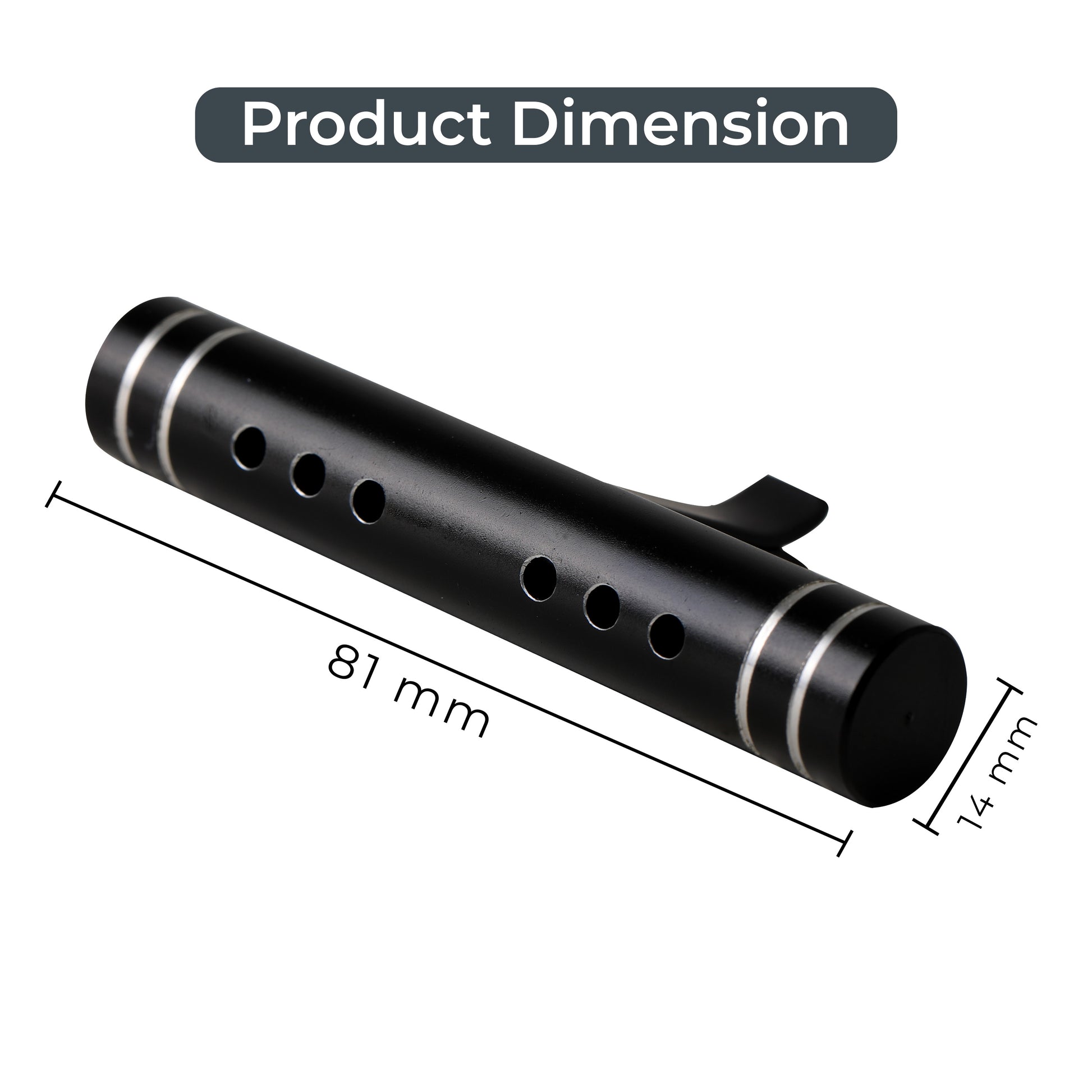 Sleek Car Vent Air Freshener Cologne Dimensions