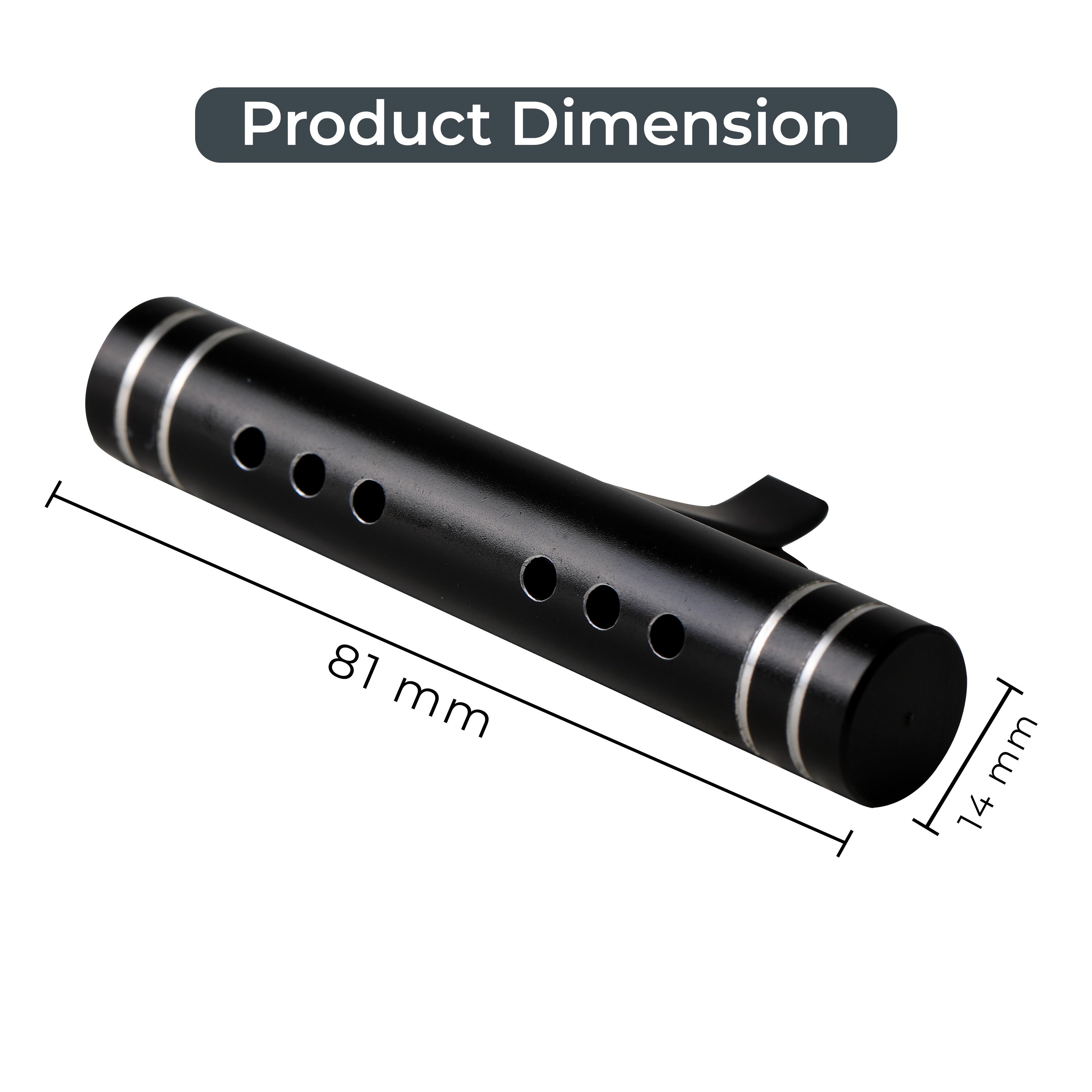 Sleek Car Vent Air Freshener Cologne Dimensions