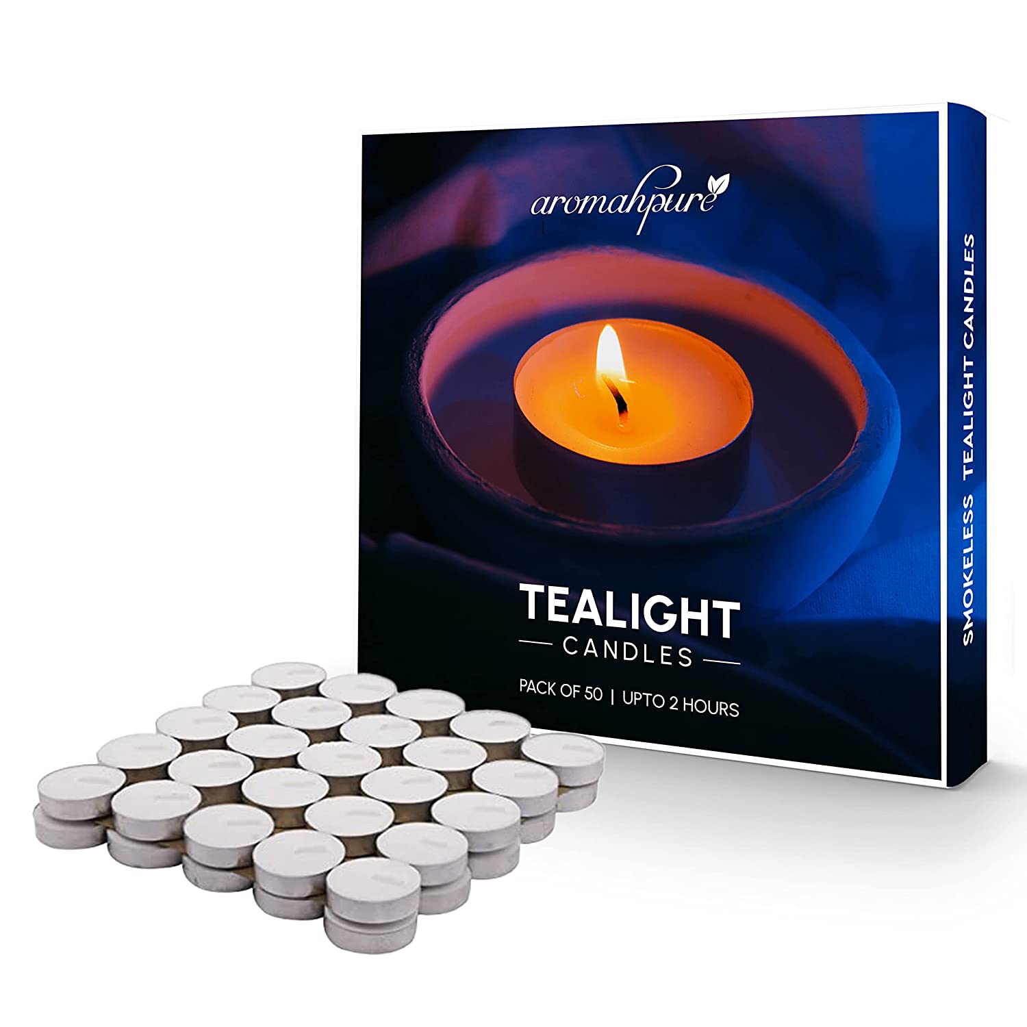 Tealight candles unscented pack of 50