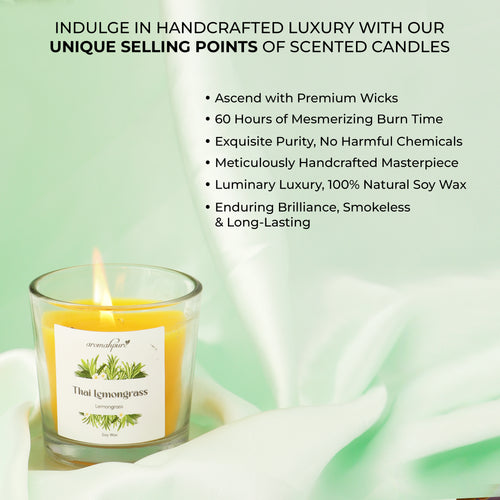 4B Jar Scented Candle lemongrass USP
