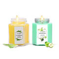 Soy wax hexa jar candle Thai Lemongrass Green Apple