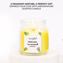 Aromahpure Soy Wax Yankee Jar Candles, 50 Hours Burning Time Guaranteed (Joyful Lavender, Thai Lemongrass)