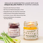 Aromahpure Round Jar Candle Thai Lemongrass Scent