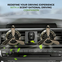 Turbine Vent Car Air Freshener black