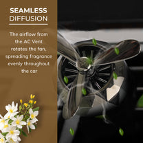 Turbine Vent Car Air Freshener Black Diffusion