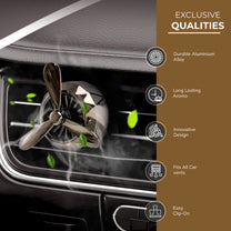 Turbine Vent Car Air Freshener features