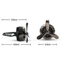 Turbine Vent Car Air Freshener Black Size