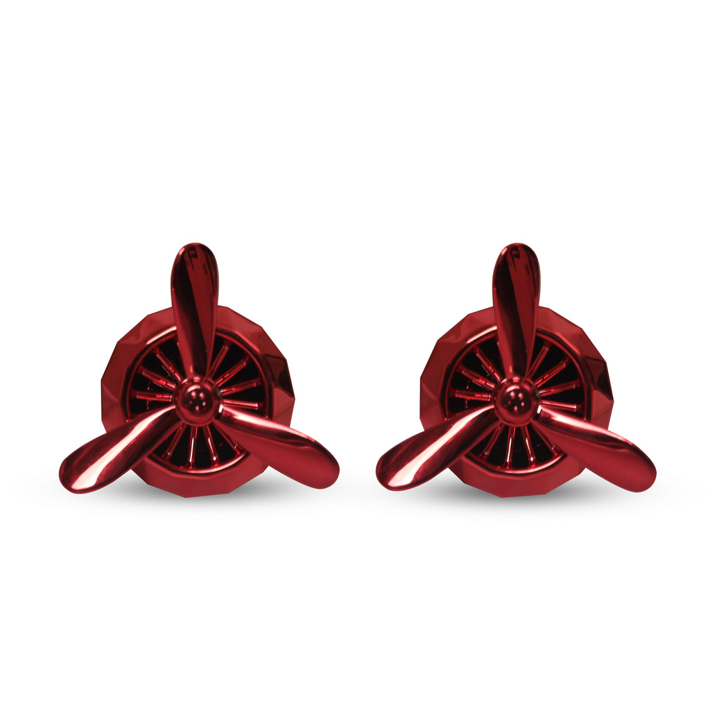 Turbine Vent Car Air Freshener Red