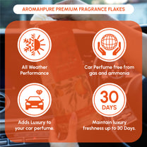 Aromahpure Premium Flakes Car Perfume - Refreshing (Orange & Lemon)