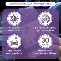 Aromahpure Premium Flakes Car Perfume - Floral (Joyful Lavender)