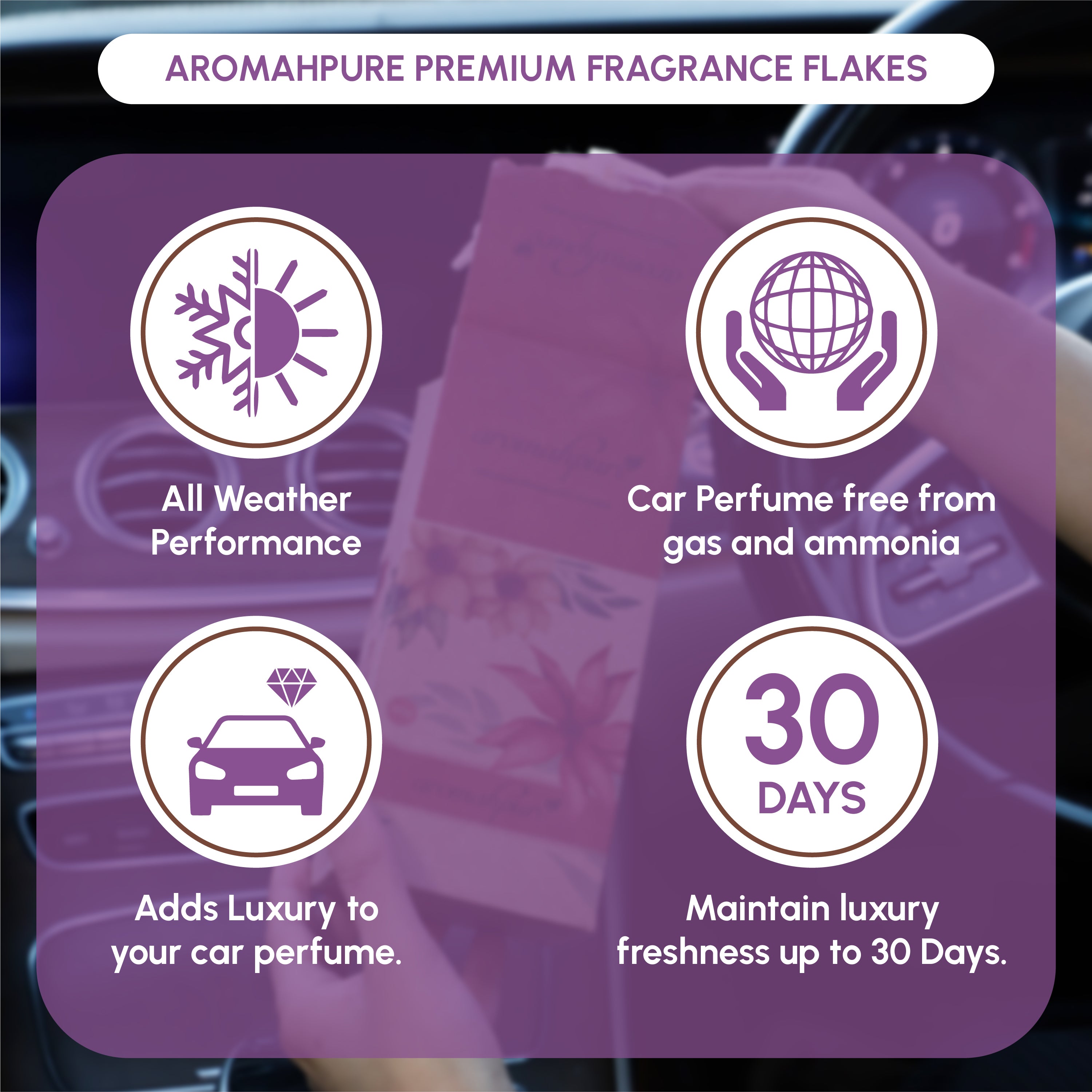 premium car perfume flakes fairy land USP