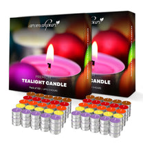 Unscented Tealight Candles 10 g Multicolor pack of 200