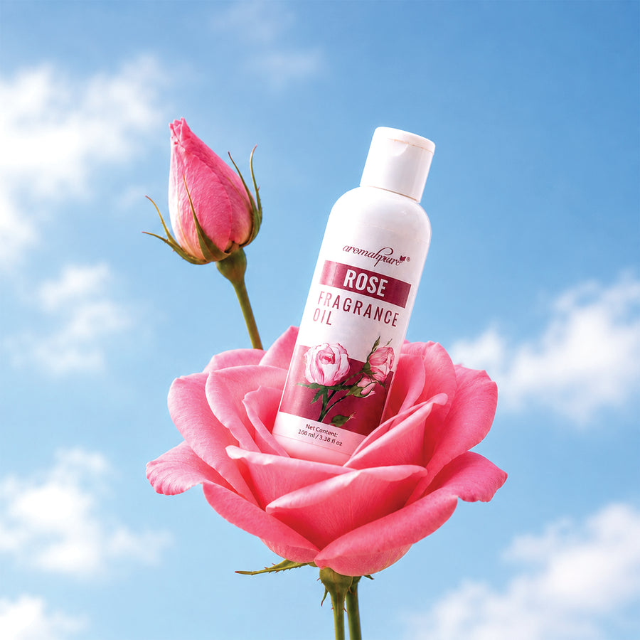 Fragrance Oil - Aroma Oil for Aroma Therapy, Diffusers, Candles and Air Fresheners | Rose 100 ml