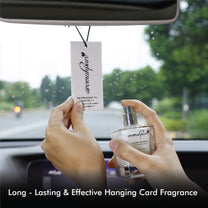 Aromahpure Classic Car Perfume Spray with Hanging Card (Vanilla Noir)