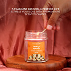 Soy Wax Round Jar Vanilla scented Candles 