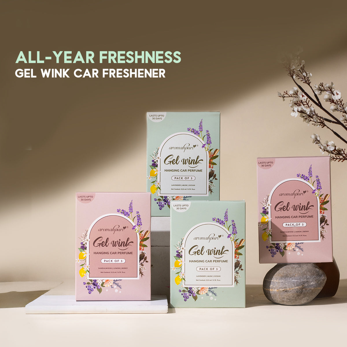 gel wink car freshener pack of 4 boxes