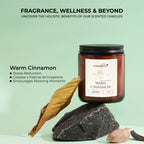 Black Screw Jar Candles warm cinnamon benefits