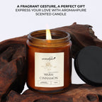 Black Screw Jar Candles cinnamon benefit
