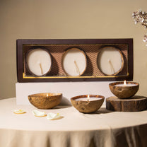 coconut candle gift box