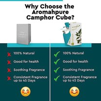 Aromahpure Camphor Cube Air Freshener (White Blossom + Bhimseni)