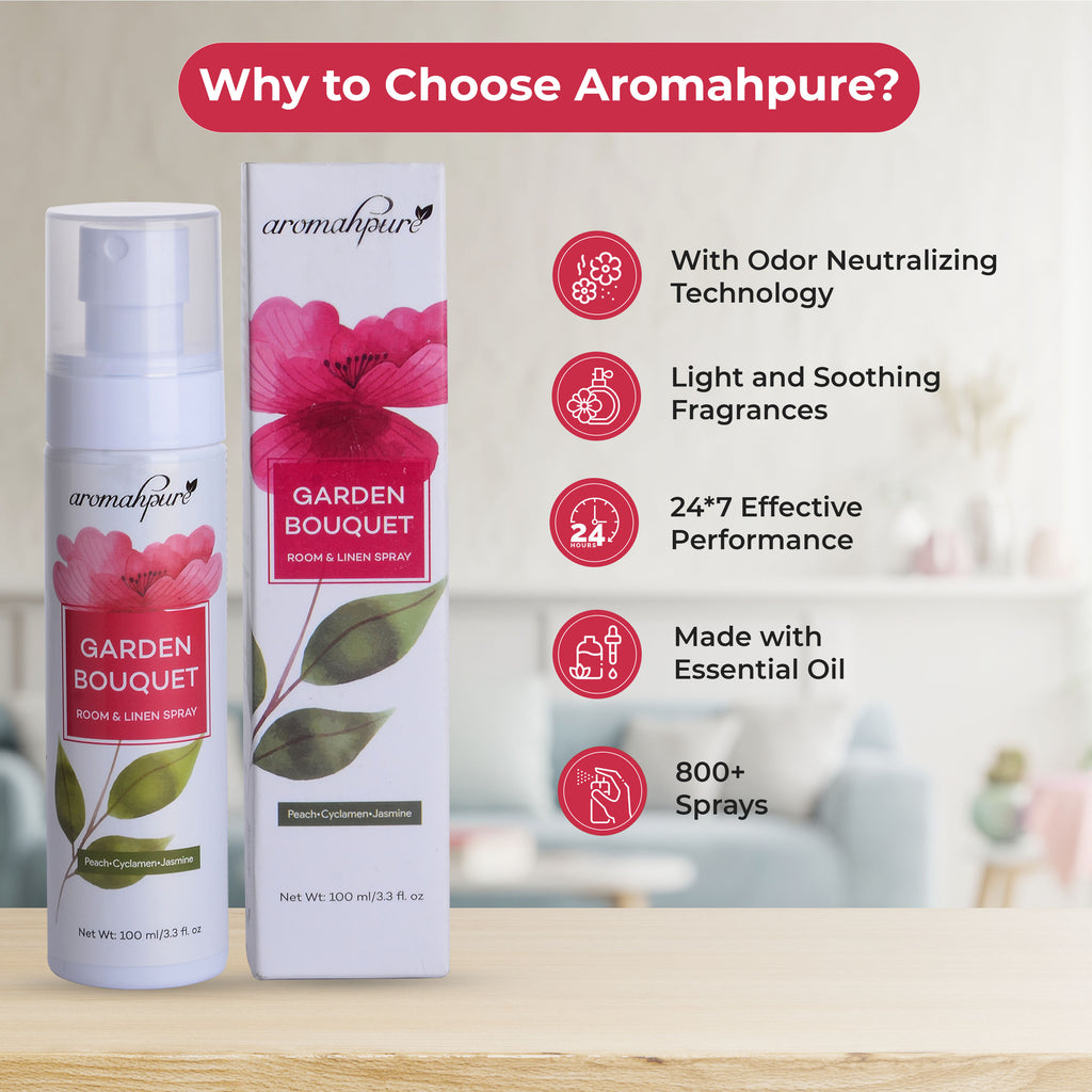 Aromahpure Garden Bouquet Linen Spray Why Choose