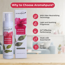 Aromahpure Room & Linen Spray (Peach, Cyclamen, Jasmine) (800 + Room Sprays)