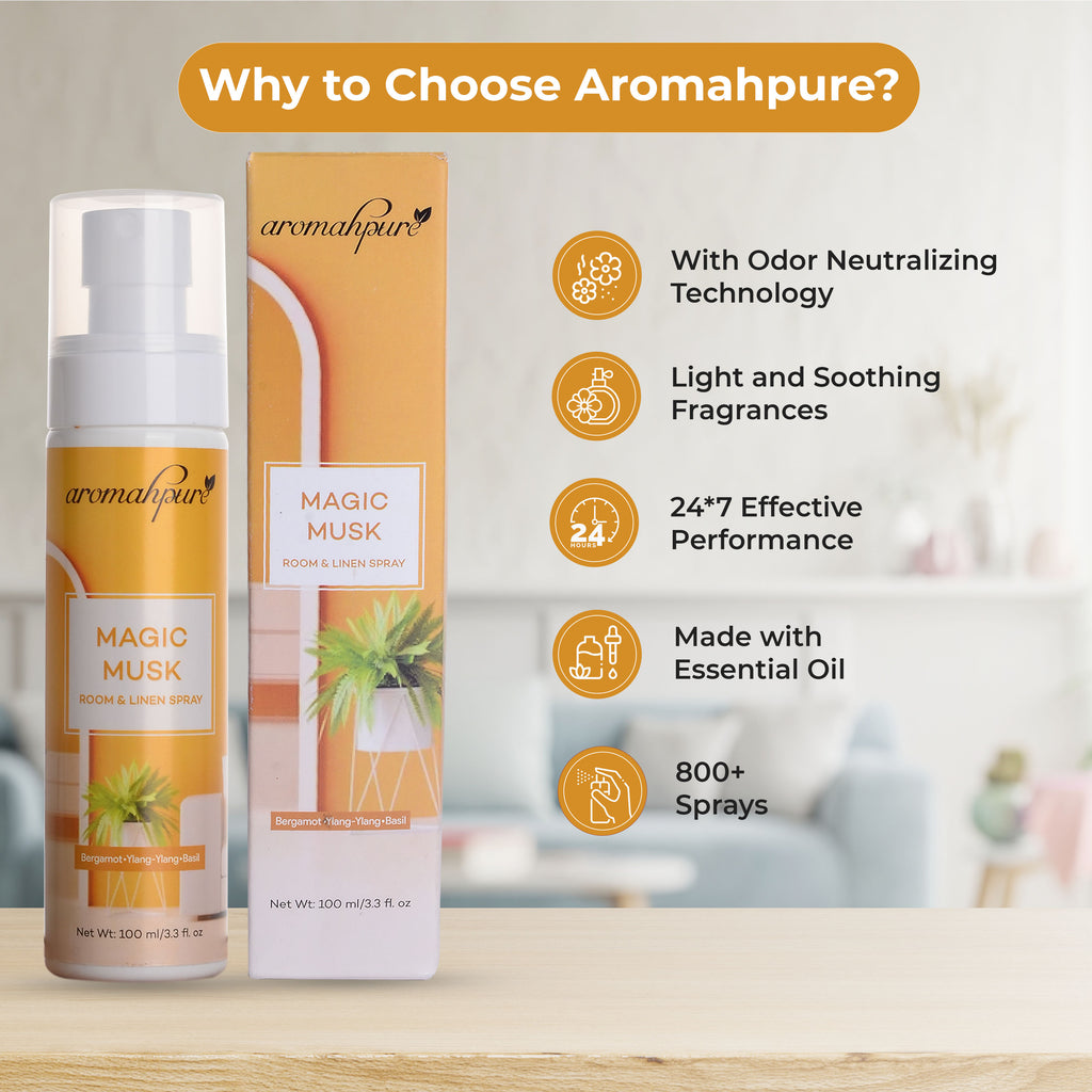 Aromahpure Magic Musk Linen Spray why to choose