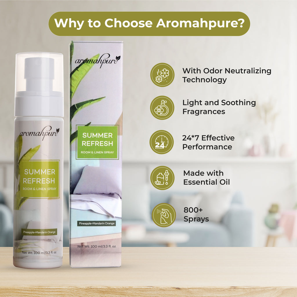 Aromahpure Summer Refresh Linen Spray why to choose