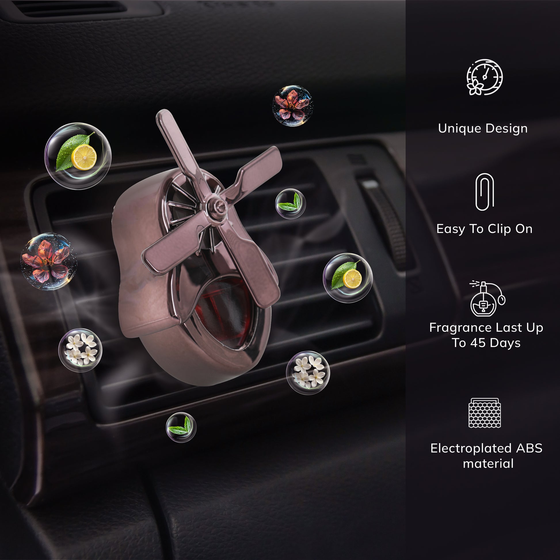 Windmill car air freshener Cologne Key features