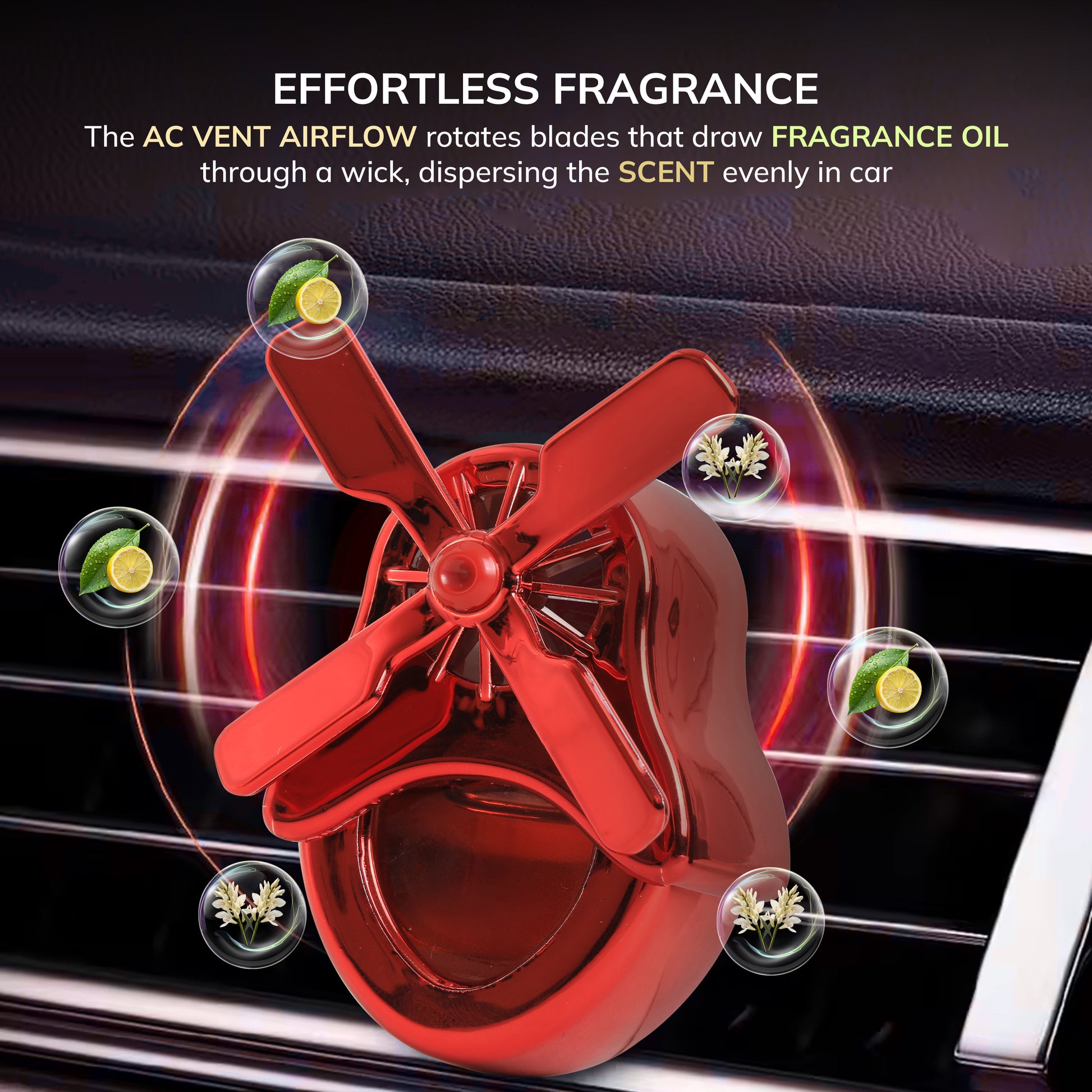 Windmill car freshener charm