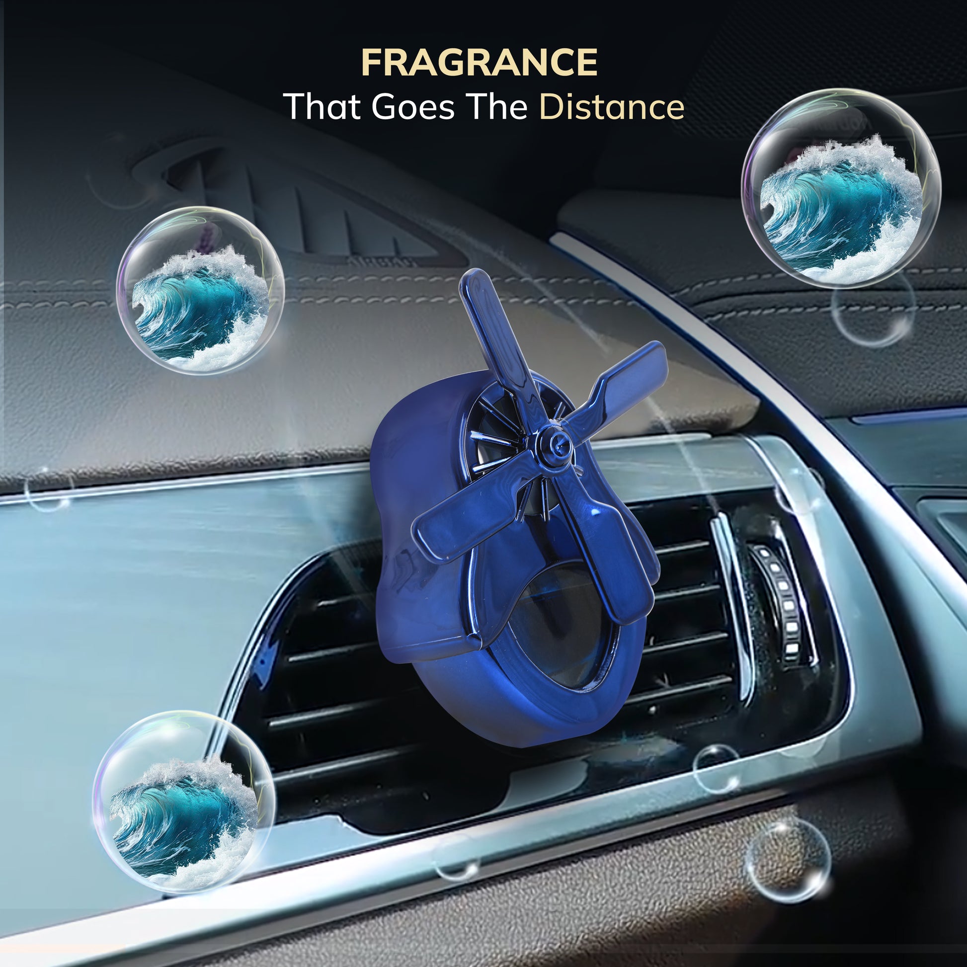 long Lasting Windmill car freshener Ocean