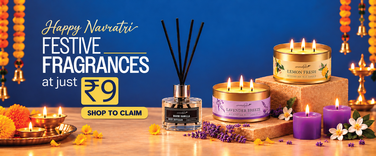 Happy Navratri. Festive fragrances at just ₹9. Shop to claim.