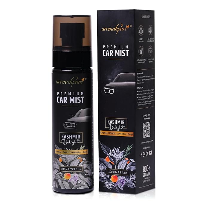 Premium Car Mist | Kashmiri Delight | 800+ Sprays | Car Spray Perfume | Luxury Car Perfume