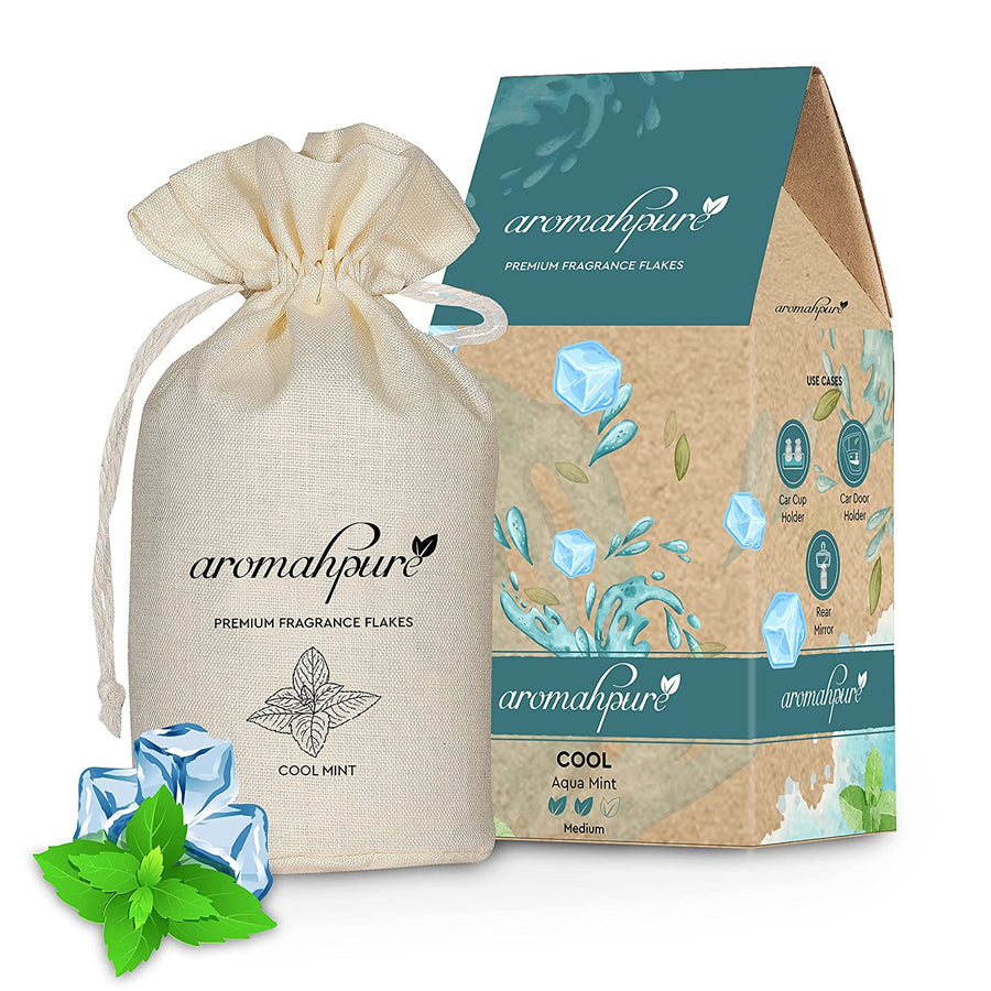 Cool Mint Car Perfume Flakes | Refreshing | Luxury Hanging Car Fragrance | Premium Fresheners for Cars, Closets, and Enclosed Areas