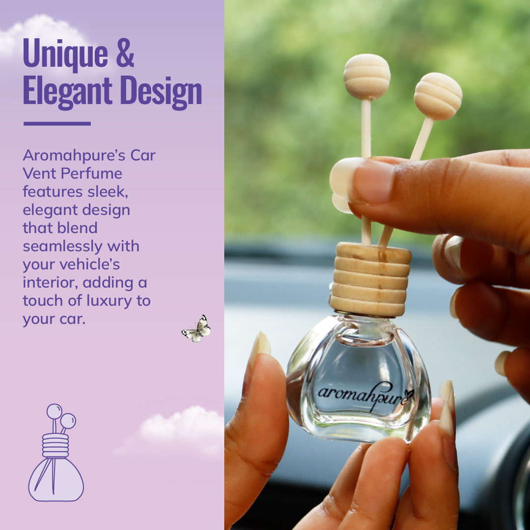 car vent perfume lavender design