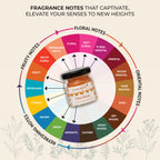 Aromahpure Round Jar Candle Citrus Fragrance Notes