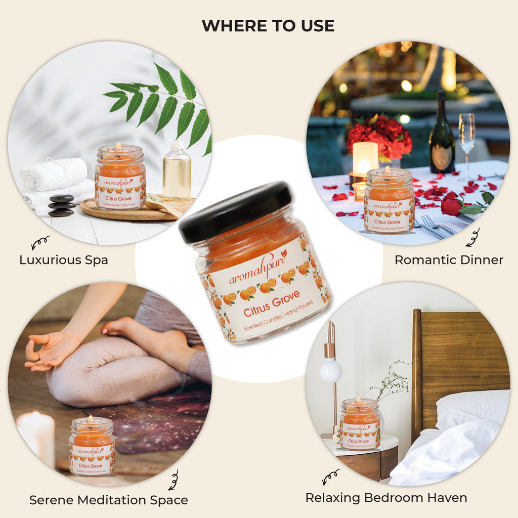 How to Use Aromahpure Soy Wax Round Jar Candles