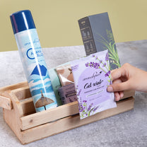 Aromahpure 4 in 1 Fragrance Essentials Combo | Multi Format Fragrance Set for Home and Car