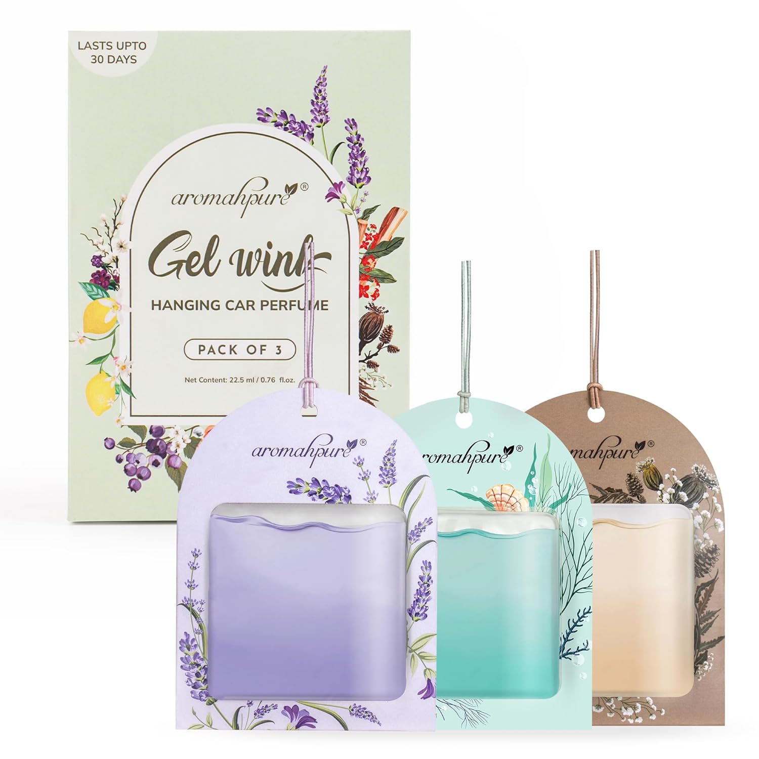 hanging car perfume pack of 3