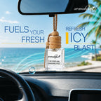 Aromahpure Hanging Car perfume  with long-lasting icy blast fragrance