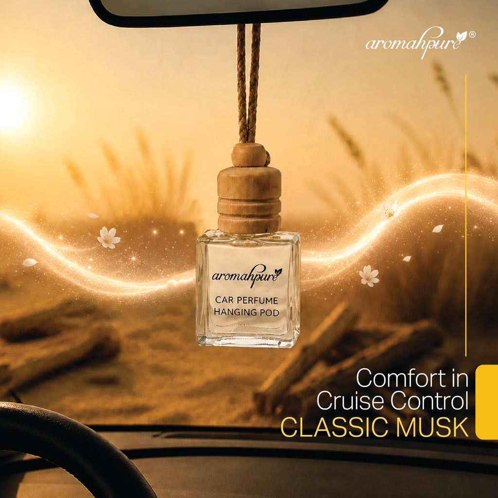 Aromahpure car perfume hanging pod - musk fragrance