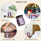 Aromahpure Frangipani Lavender Candle Fragrance Notes