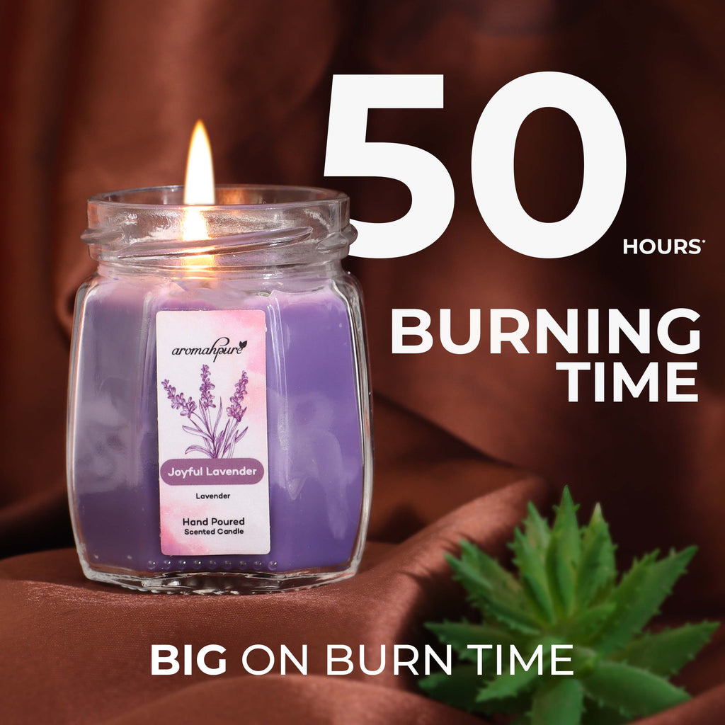 Aromahpure Lavender Candle Fragrance Detail