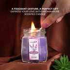 Aromahpure Lavender Octa Candle Lifestyle Shot