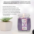 Aromahpure Frangipani Lavender Octa Candle Product View