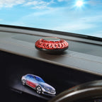 Round Solar Car Perfume Air Freshener (Lavender)