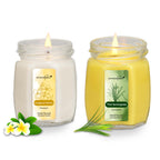 Aromahpure Soy Wax Octa Candle Frangipani Dreams & Thai Lemongrass